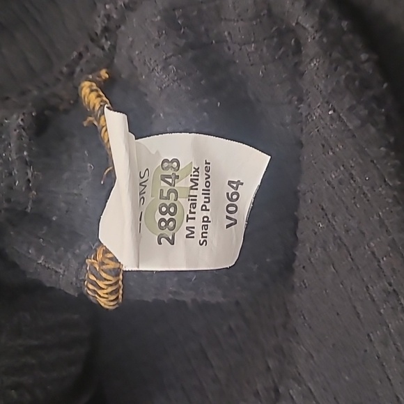 The Outdoor Research Men's Trail Mix Snap Pullover Medium Tapenade Black Upf30 - Picture 9 of 10